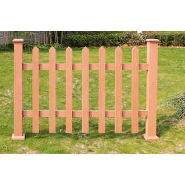 WPC Waterproof Long Life Outdoor Wood Plastic Composites Fence (for garden, park, meadow or a pasture, barnyard)